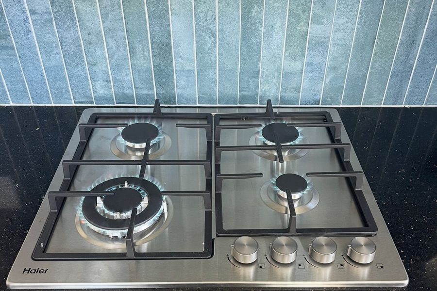 Gas cooktop installed by Fernz Gas & Plumbing Specialist